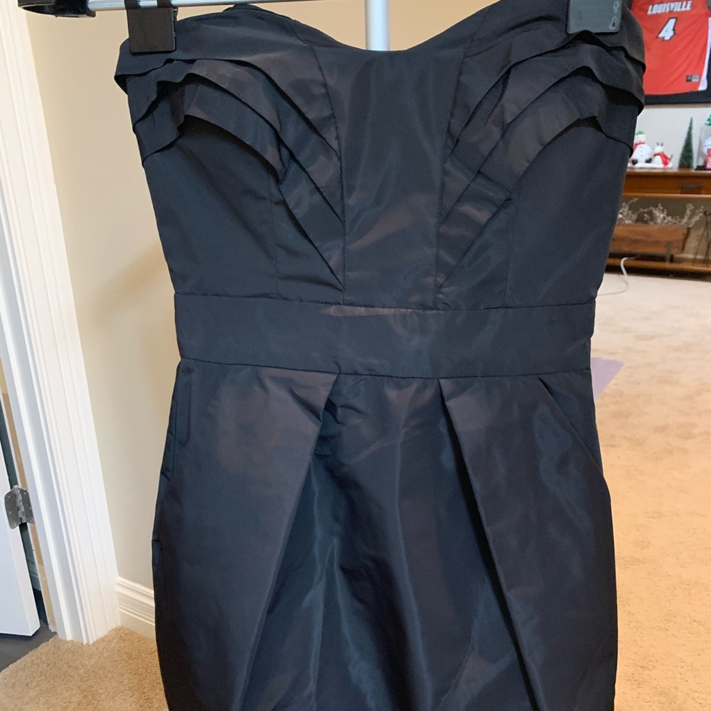 Strapless cocktail dress